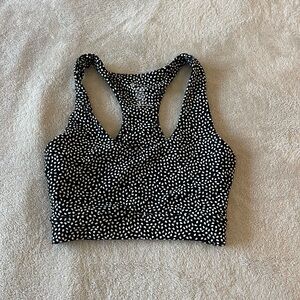 WORN ONCE Buffbunny Solar Sports Bra Size XS in Black Bossy Print
